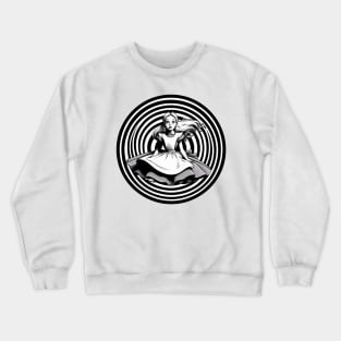 trippy alice vertigo Crewneck Sweatshirt